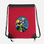 Jack And Sally Old Skool-None-Drawstring-Bag-Superblitz