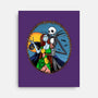 Jack And Sally Old Skool-None-Stretched-Canvas-Superblitz