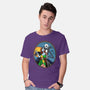 Jack And Sally Old Skool-Mens-Basic-Tee-Superblitz