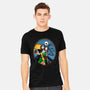 Jack And Sally Old Skool-Mens-Heavyweight-Tee-Superblitz