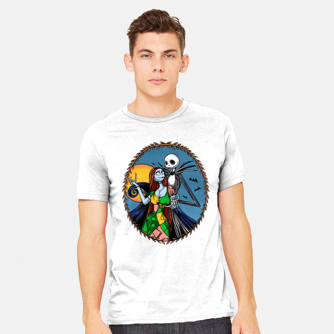 Jack And Sally Old Skool-Mens-Heavyweight-Tee-Superblitz