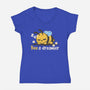 Bee A Dreamer-Womens-V-Neck-Tee-NemiMakeit