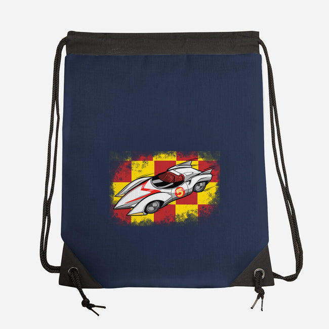 Speed Car-None-Drawstring-Bag-nickzzarto