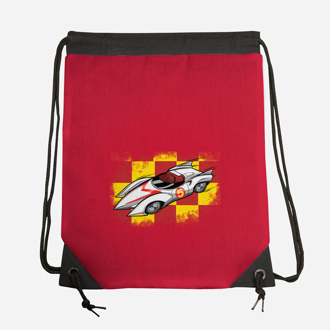 Speed Car-None-Drawstring-Bag-nickzzarto