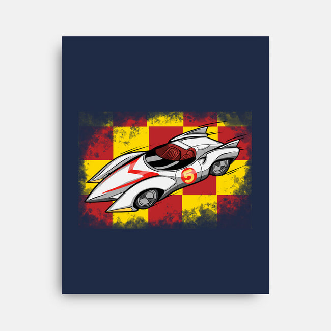 Speed Car-None-Stretched-Canvas-nickzzarto