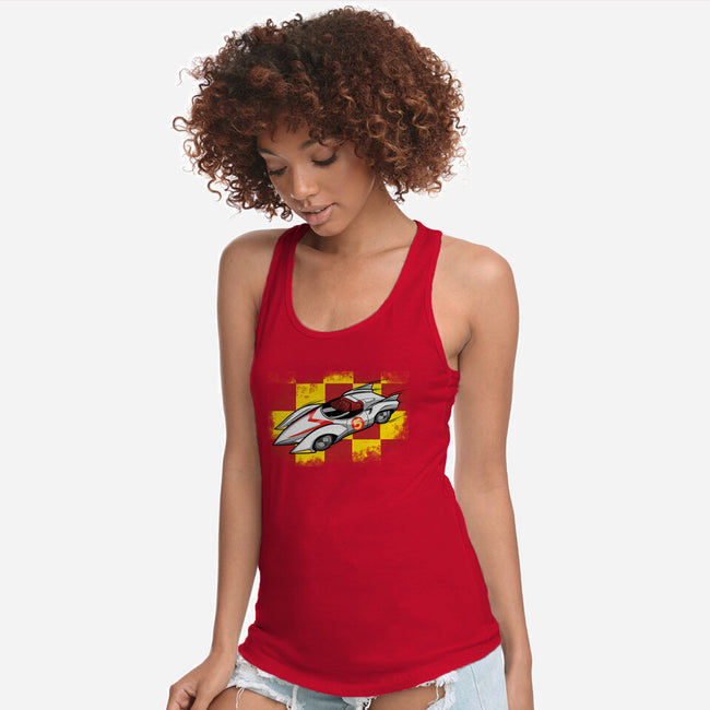 Speed Car-Womens-Racerback-Tank-nickzzarto