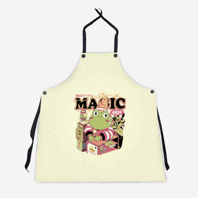 Magic Store-Unisex-Kitchen-Apron-ilustrata