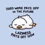 Lazyness Pays Off Now-Unisex-Crew Neck-Sweatshirt-BridgeWalker