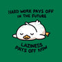Lazyness Pays Off Now-Unisex-Crew Neck-Sweatshirt-BridgeWalker