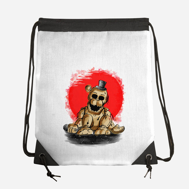 Golden Monster-None-Drawstring-Bag-nickzzarto