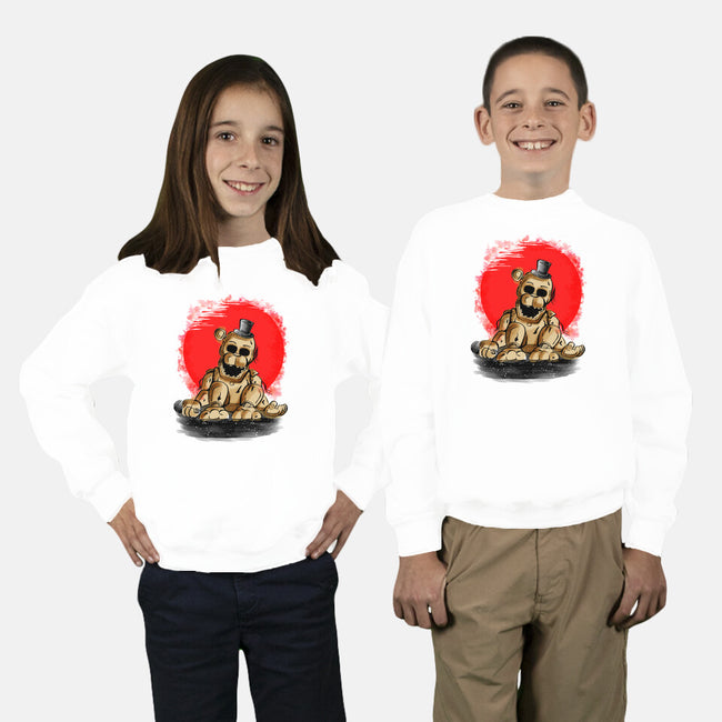 Golden Monster-Youth-Crew Neck-Sweatshirt-nickzzarto