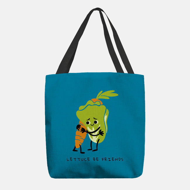 Lettuce Be Friends-None-Basic Tote-Bag-FunkVampire