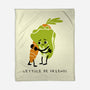 Lettuce Be Friends-None-Fleece-Blanket-FunkVampire