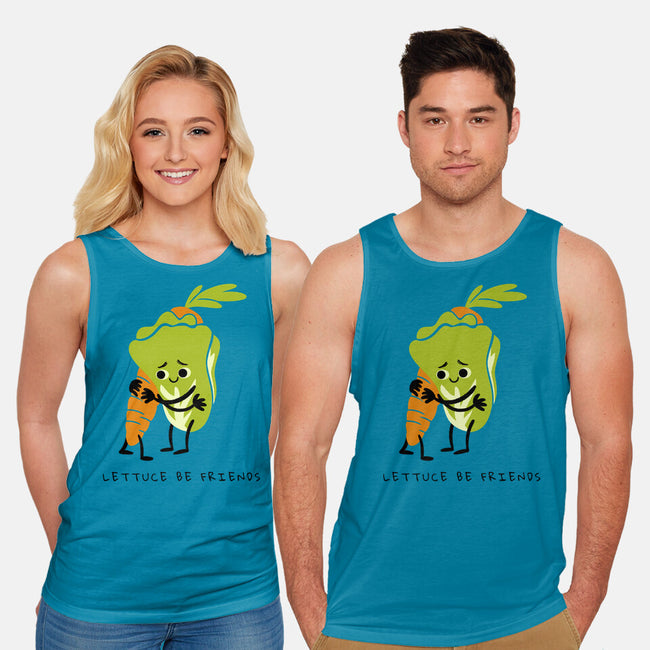 Lettuce Be Friends-Unisex-Basic-Tank-FunkVampire