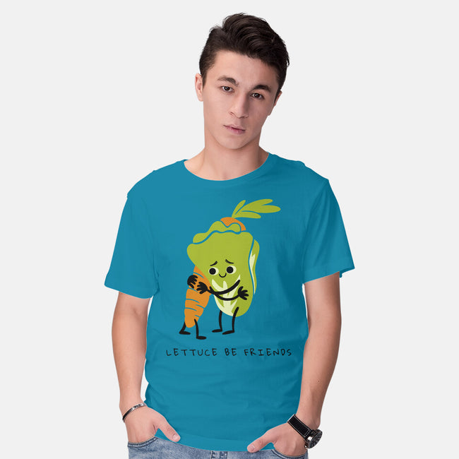 Lettuce Be Friends-Mens-Basic-Tee-FunkVampire