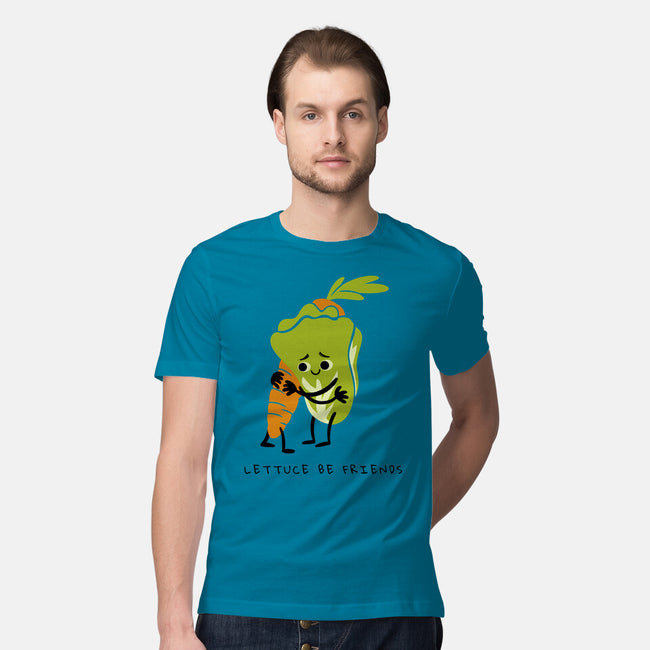 Lettuce Be Friends-Mens-Premium-Tee-FunkVampire