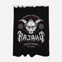 Rajang Black Metal-None-Polyester-Shower Curtain-LAGELANTEE