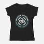 Minrathous Shadow Dragons Emblem-Womens-V-Neck-Tee-LAGELANTEE