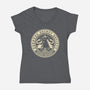 Abraxas Secret Society Grunge-Womens-V-Neck-Tee-LAGELANTEE