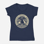 Abraxas Secret Society Grunge-Womens-V-Neck-Tee-LAGELANTEE
