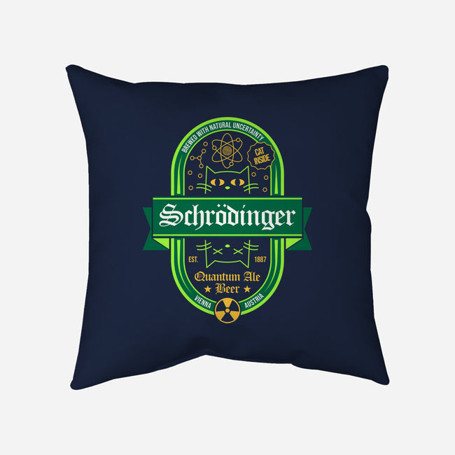 Schrodinger Quantum Ale Beer-None-Removable Cover w Insert-Throw Pillow-sachpica