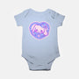 Perrito Blanco Amor-Baby-Basic-Onesie-Panchi Art