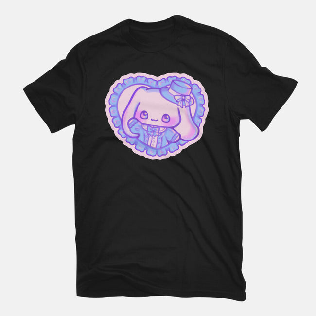 Perrito Blanco Amor-Womens-Basic-Tee-Panchi Art