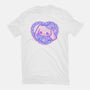 Perrito Blanco Amor-Womens-Basic-Tee-Panchi Art