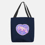 Perrito Blanco Amor-None-Basic Tote-Bag-Panchi Art