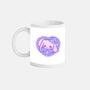 Perrito Blanco Amor-None-Mug-Drinkware-Panchi Art