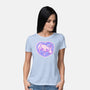 Perrito Blanco Amor-Womens-Basic-Tee-Panchi Art