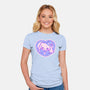 Perrito Blanco Amor-Womens-Fitted-Tee-Panchi Art