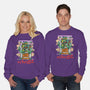 Turtlez-Unisex-Crew Neck-Sweatshirt-zascanauta