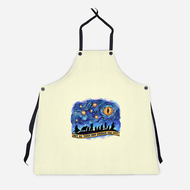 The Band Of Wanderers-Unisex-Kitchen-Apron-glitchygorilla