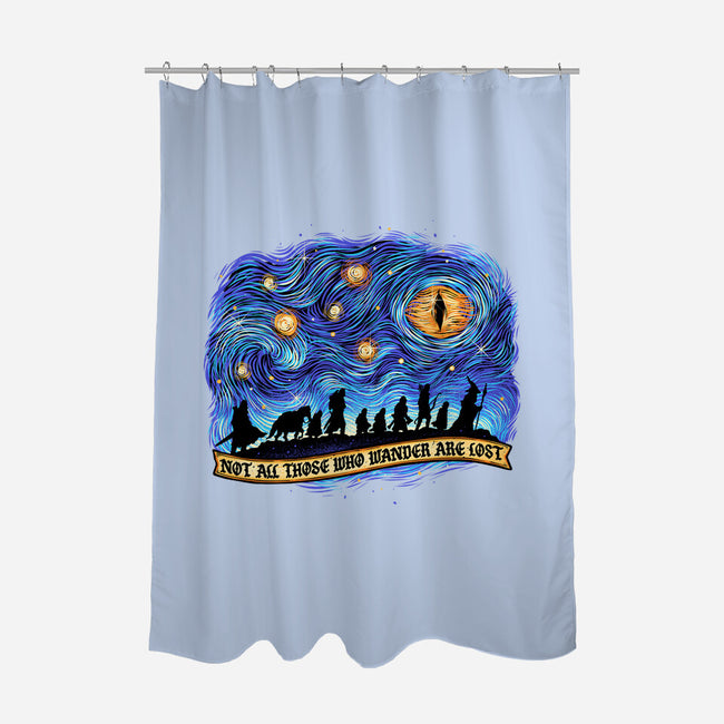 The Band Of Wanderers-None-Polyester-Shower Curtain-glitchygorilla