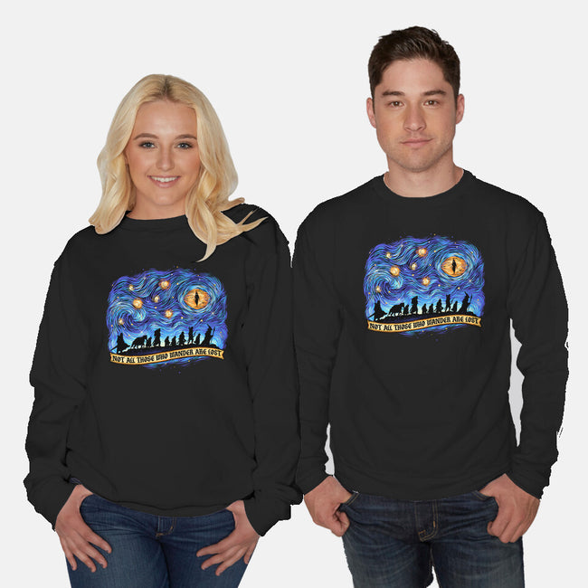 The Band Of Wanderers-Unisex-Crew Neck-Sweatshirt-glitchygorilla