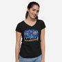 The Band Of Wanderers-Womens-V-Neck-Tee-glitchygorilla