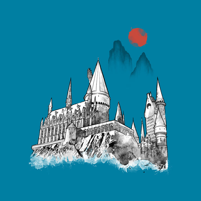 Wizard Home Sumi-e-Womens-Basic-Tee-Astrobot Invention