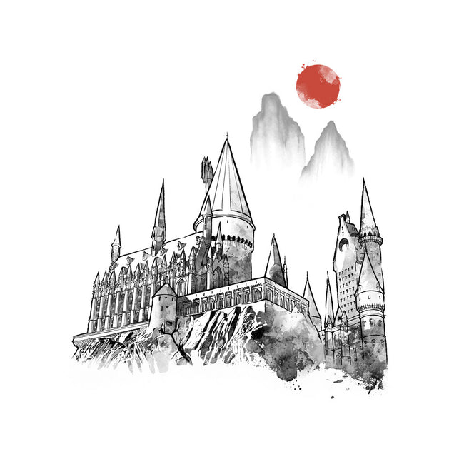 Wizard Home Sumi-e-Womens-Basic-Tee-Astrobot Invention