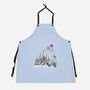 Wizard Home Sumi-e-Unisex-Kitchen-Apron-Astrobot Invention