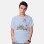 Wizard Home Sumi-e-Mens-Basic-Tee-Astrobot Invention