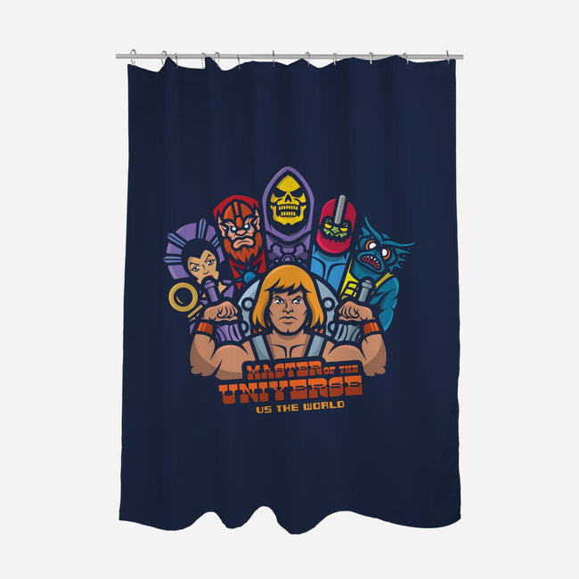 Motu Vs The World-None-Polyester-Shower Curtain-jrberger