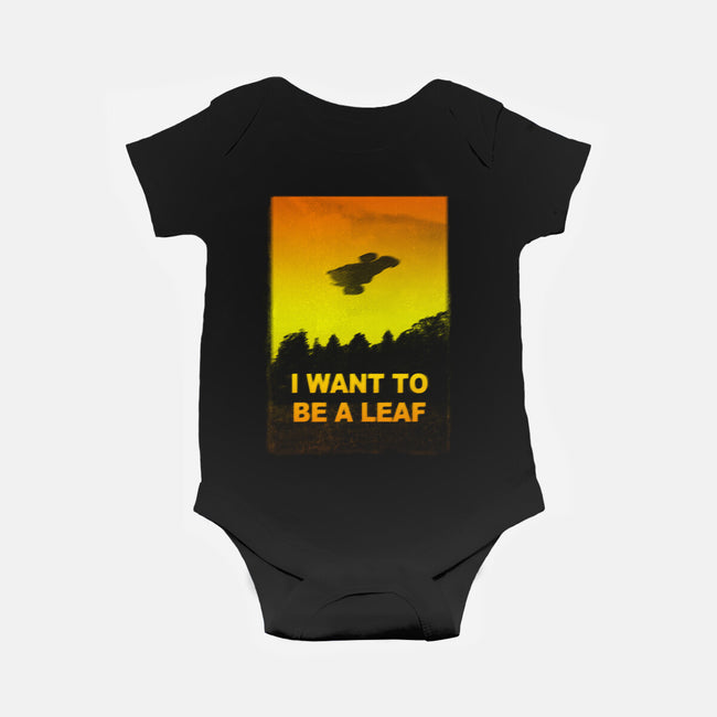 I Want To Be A Leaf-Baby-Basic-Onesie-kharmazero