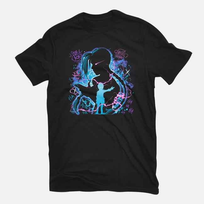 Crazy Girl-Mens-Heavyweight-Tee-Vallina84