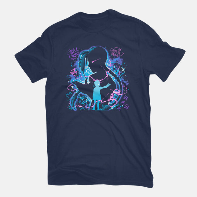 Crazy Girl-Mens-Heavyweight-Tee-Vallina84