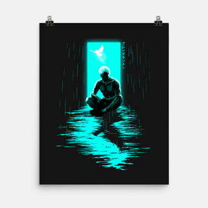 Chasing Shadows In The Rain-None-Matte-Poster-Ionfox