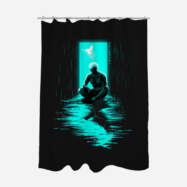 Chasing Shadows In The Rain-None-Polyester-Shower Curtain-Ionfox