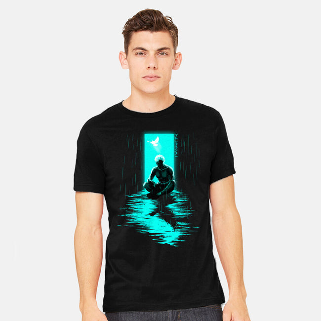 Chasing Shadows In The Rain-Mens-Heavyweight-Tee-Ionfox