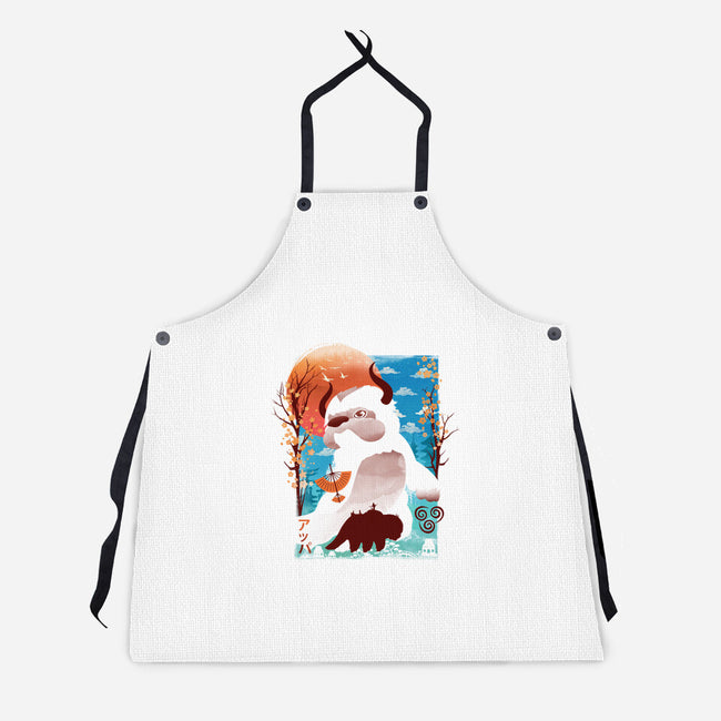 Loyal Sky Bison-Unisex-Kitchen-Apron-dandingeroz