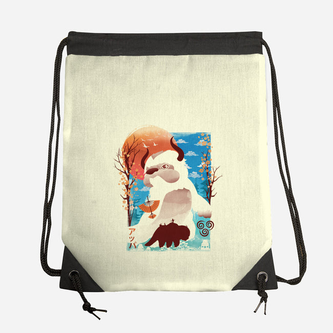 Loyal Sky Bison-None-Drawstring-Bag-dandingeroz